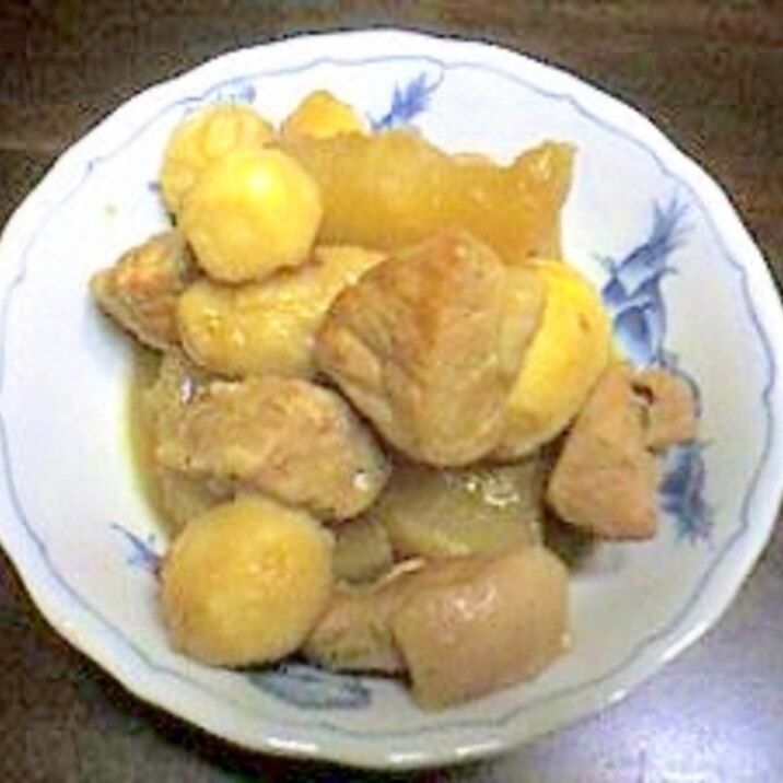 大根と里芋のホクホク豚肉煮